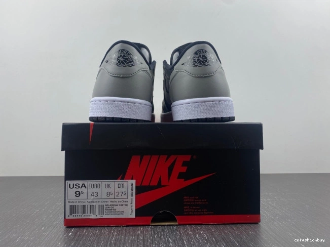 Shadow Jordan Low 1 Retro 705329-003 0911
